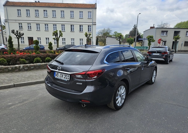Mazda 6 cena 44000 przebieg: 160000, rok produkcji 2017 z Wągrowiec małe 137